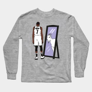 Kevin Durant Mirror GOAT (Nets) Long Sleeve T-Shirt